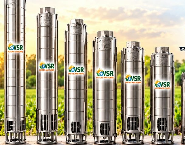 Range of WSR stainless-steel solar submersible pumps